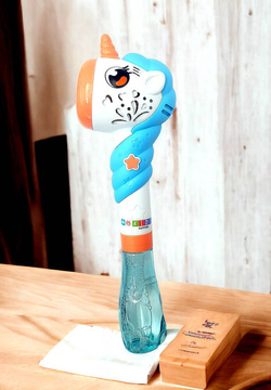 BAŃKI MYDLANE JEDNOROŻEC RÓŻDŻKA DO BANIEK MYDLANYCH PŁYN ZABAWA DLA DZIECI