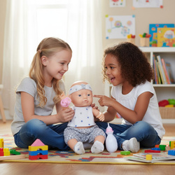 LALKA BOBAS CHŁOPCZYK 42 CM REALISTYCZNY STRÓJ SPORTOWY BUTELKA SMOCZEK