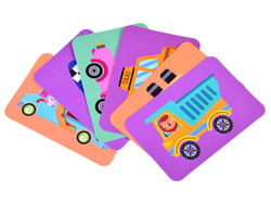 Książka układanka magnetyczna POJAZDY 66ele ZA3767