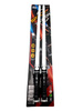 Zestaw 2x Miecz ŚWIETLNY Gwiezdne WOJNY ŚWIECĄCY LED DWUSTRONNY 132cm
