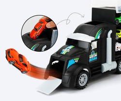 OGROMNY TIR LAWETA CIĘŻARÓWKA Z WYRZUTNIĄ 12 AUT