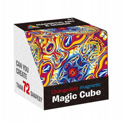 KOSTKA MAGNETYCZNA 3D PRZESTRZENNA FIDGET MAGIC CUBE ANTRYSTRESOWA