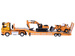 Tir Laweta Koparka i Spychacz Zestaw z dźwiękiem Małego Budowlańca ZA5008