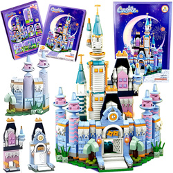 ZAMEK KSIĘŻNICZKI KLOCKI ZESTAW 535 KLOCKÓW NA PREZENT DLA DZIEWCZYNKI 6w1