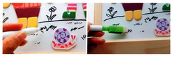TABLICA DLA DZIECI MAGNETYCZNA KREDOWA 3w1 UKŁADANKA DREWNIANA PUZZLE FARMA