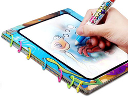 KREATYWNA MALOWANKA Z PISAKIEM WODNYM ŚWIAT MUZYKI KOLOROWANKA DLA DZIECI 3