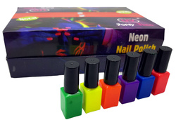NEONOWE LAKIERY DO PAZNOKCI ŚWIECĄ W UV WODNE PEELABLE zielony
