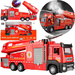 Metalowa Straż Pożarna Samochód Strażacki Zabawka Wóz Strażacki Dla Dzieci 