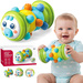 ZABAWKA SENSORYCZNA GĄSIENICA DLA NIEMOWLAKA PISZCZAŁKA GRZECHOTKA LUSTERKO
