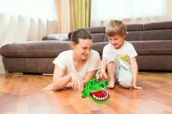 GRA ZRĘCZNOŚCIOWA KROKODYL KROKODYLEK CHORY ZĄBEK U DENTYSTY DLA DZIECI