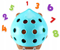 JEŻYK ZABAWKA SORTER UKŁADANKA EDUKACYJNA NAUKA