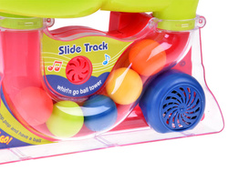 Tor dla kulek z muzyką i ruchomymi piłeczkami ZA5028