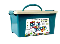 KLOCKI MAGNETYCZNE KONSTRUKCYJNE TOR KULKOWY KREATYWNA ZABAWKA DLA DZIECI