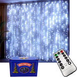 KURTYNA ŚWIETLNA LED lampki girlanda WISZĄCE sople do okna USB + PILOT