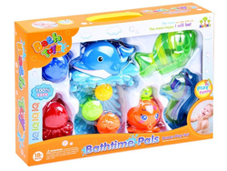 Wieloryb zabawka do kąpieli + kubeczki  ZA2936