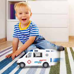 KARETKA AMBULANS AUTO NA BATERIE ŚWIATŁO DŹWIĘK