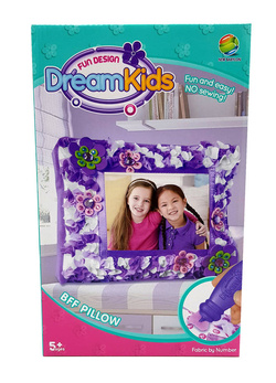 PLUSZOWA RAMKA NA ZDJĘCIA + PODUSZKA ZRÓB SAM ZESTAW KREATYWNY DZIECI