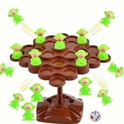 GRA BALANSUJĄCE MAŁPKI DRZEWO ŚMIESZNA GRA DLA DZIECI DOROSŁYCH