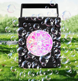 WYTWORNICA MASZYNA DO ROBIENIA BANIEK MYDLANYCH BATERIE AA NA IMPREZY PŁYN