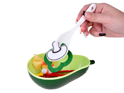 MIĘKKI Zestaw do robienia sałatki Materiałowe Warzywa Awokado ZA5243