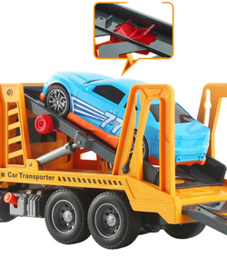 AUTO POMOC DROGOWA LAWETA TIR POJAZD ZESTAW SAMOCHÓD Z ŚWIATŁEM DŹWIĘKIEM