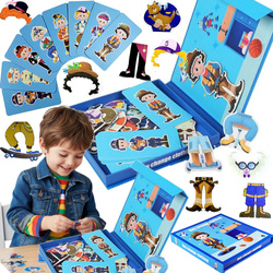 UKŁADANKA MAGNETYCZNA PUZZLE KREATYWNE UBIERANIE CHŁOPAKA ZAWODY UBIERANKA