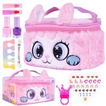 KUFEREK KOSMETYKÓW DLA DZIECI DO ZABAWY ZESTAW MAKIJAŻU ZABAWKA NA PREZENT