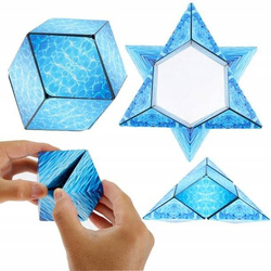  Układanka Kostka GRA LOGICZNA Magnetyczna Magic Cube Fidget Antystresowy