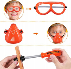 WARSZTAT i Zestaw narzędzi do majsterkowania dla dzieci w SKRZYNI Walizka