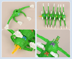 GRA RODZINNA ZRĘCZNOŚCIOWA TAŃCZĄCA STONOGA ZESTAW PREZENT DLA DZIECI