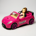 KABRIOLET AUTO DLA LALKI LALEK RÓŻOWY ZESTAW ZABAWKA LALKA DLA DZIEWCZYNKI
