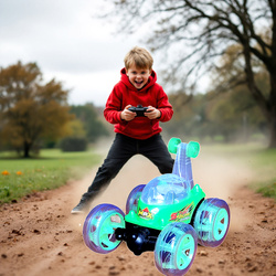 AUTO TWISTER SAMOCHÓD ZDALNIE STEROWANY NA PILOT DLA DZIECI AKROBATA LED XL