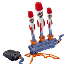 WYRZUTNIA PISTOLET rakiet piankowych z POMPKA ZESTAW 2w1 Zabawka DLA DZIECI