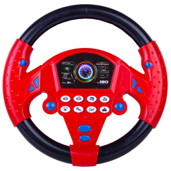 KIEROWNICA NA PRZYSSAWKI Czerwona F1 Z DŹWIĘKIEM SYMULATOR Dźwięki Jazdy