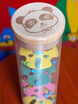 GRZECHOTKA DESZCZOWNICA TUBA Z KULKAMI MARAKAS DREWNIANA ZABAWKA MUZYCZNA