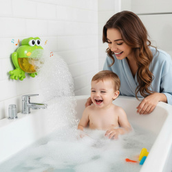 ŻABA DO ROBIENIA PIANY BANIEK MYDLANYCH ZABAWKI DO WANNY KĄPIELI DLA DZIECI