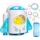 AUTOMAT DO BANIEK MYDLANYCH MASZYNA RAKIETA ZABAWKA NA BAŃKI MYDLANE + PŁYN