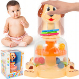 Zabawka Bączek Piesek z Kuleczkami Karuzela SPINNER BĄK ZABAWKA DLA DZIECI