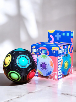 KOSTKA CUBE MAGIC BALL KULA UKŁADANKA ZABAWKA PREZENT NA STRES DLA DZIECI