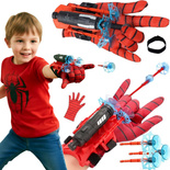 RĘKAWICA SPIDERMAN WYRZUTNIA SIECI STRZAŁKI ZABAWKA Z WYRZUTNIĄ DLA DZIECI