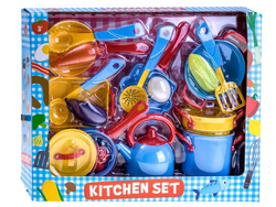 Duże GARNKI patelnia sztućce 18el do zabawy ZA0490