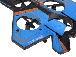 Zdalnie sterowany dron Quadcopter - pojazd latający + kolorowe diody RC0701