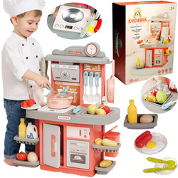 ZESTAW KUCHENNY DLA DZIECI KUCHNIA Z AKCESORIAMI GARNKI ZABAWKA DO ZABAWY