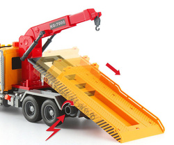 AUTO POMOC DROGOWA ZABAWKA SAMOCHÓD LAWETA DLA DZIECI HOLOWNIK Z DŹWIGIEM