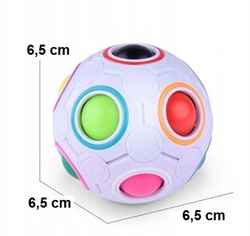 KOSTKA CUBE MAGIC BALL KULA UKŁADANKA ZABAWKA PREZENT NA STRES DLA DZIECI