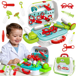 MAŁY LEKARZ ZESTAW LEKARSKI DOKTORA ZABAWKA W KUFERKU ZABAWA W LEKARZA