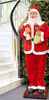 OGROMNY MIKOŁAJ 180cm FIGURA TAŃCZY ŚPIEW OZDOBA BOŻE NARODZENIE ŚWIĄTECZNA