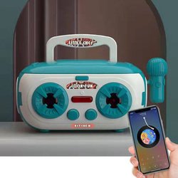 ZESTAW kuchenny KUCHNIA W WALIZCE RADIO zabawka do pokoju dla dzieci 2w1 