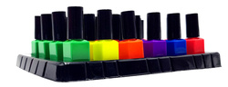NEONOWE LAKIERY DO PAZNOKCI ŚWIECĄ W UV WODNE PEELABLE czerwony (CI45410)