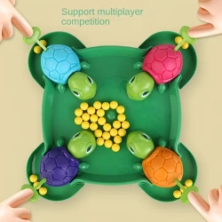 GRA GŁODNE ŻÓŁWIE HUNGRY TURTLE Z KULKAMI KULKI NA PREZENT DLA DZIECI +6